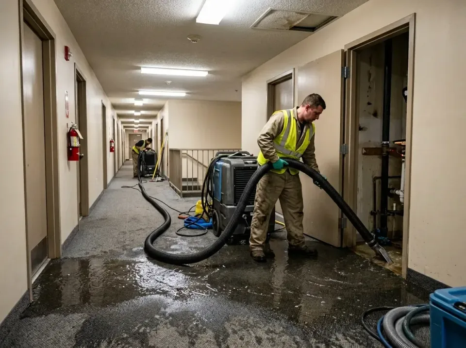 multi-unit-apartment-hallway-f-005 — frequently asked questions, Emergency Burst Pipe Water Extraction & Removal in Thibodau…